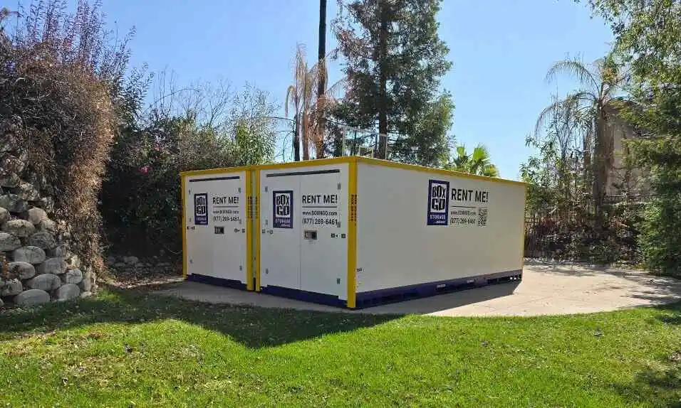 Box-N-Go portable storage units for rent in West Hollywood – storage units 90046, 90048, 90069, climate-controlled & secure.