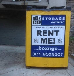 Box-N-Go storage unit in Westwood, CA, offering self storage, climate-controlled units, and student storage near 90016, Crenshaw, and Adams Blvd.