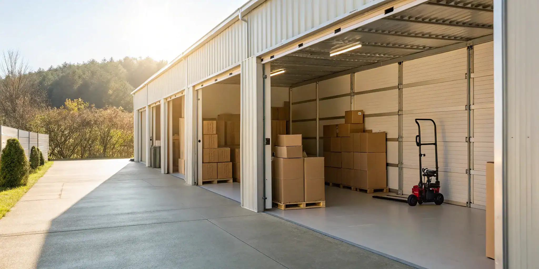 Secure Orange County self storage units.