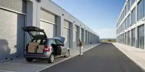 Secure car self storage.