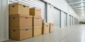 Sturdy boxes for self storage.