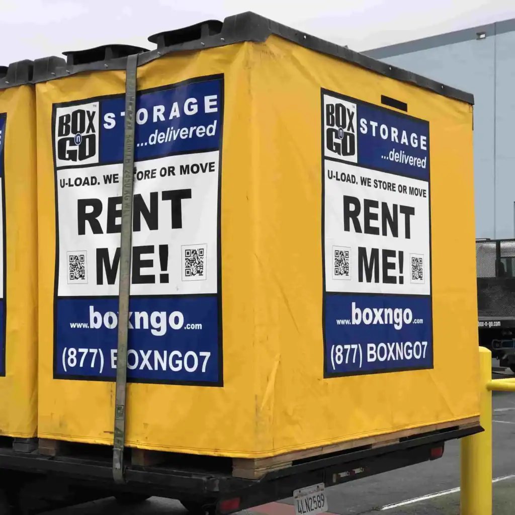 How portable storage works with rentable containers