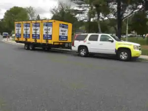 How portable storage works with mobile containers