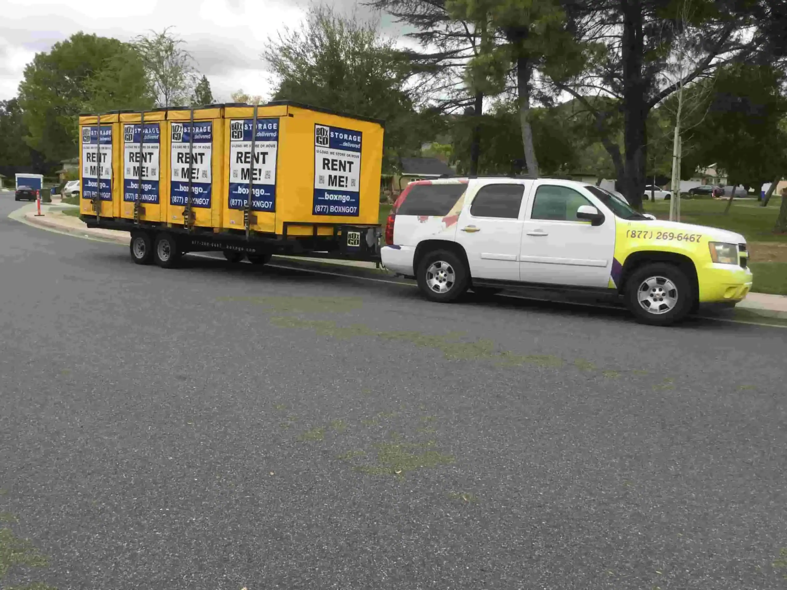 How portable storage works with mobile containers