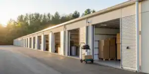 Self storage units in Tustin, CA.