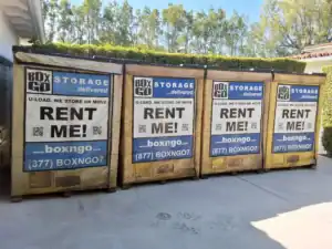 Box-N-Go mobile storage units for rent in Pico-Union near USC, 90006, 90015, Olympic Blvd, and Alvarado St.