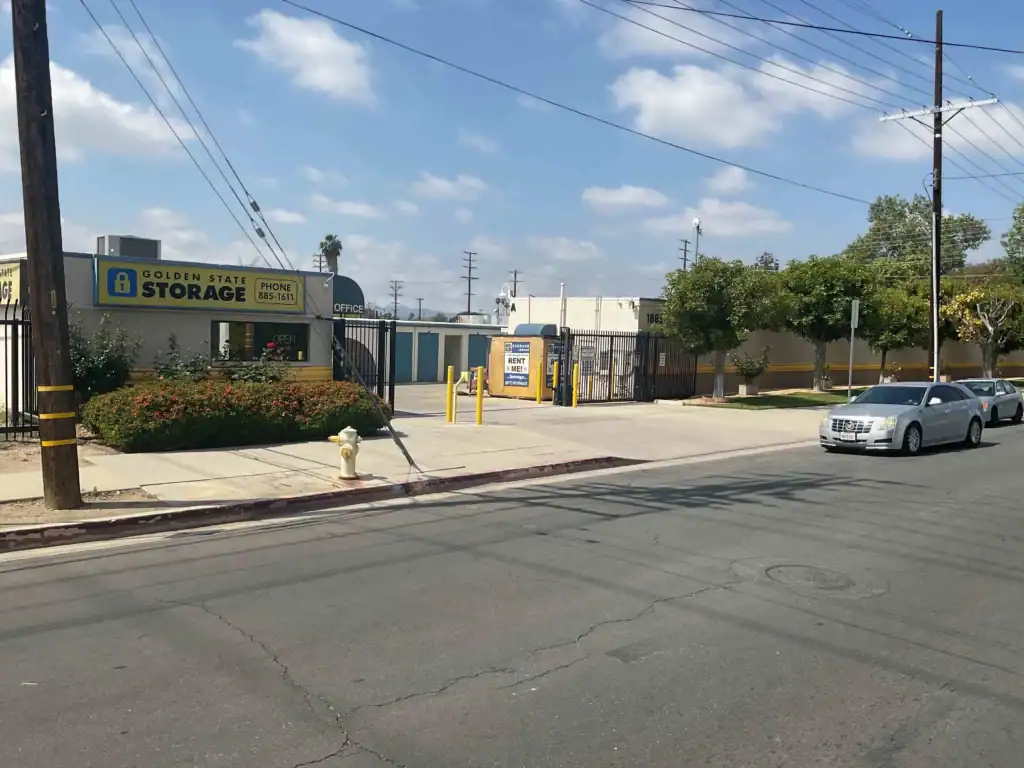 Golden State Self Storage in Malibu CA with secure gated access, rental office, and convenient drive-up storage units for personal and business use.