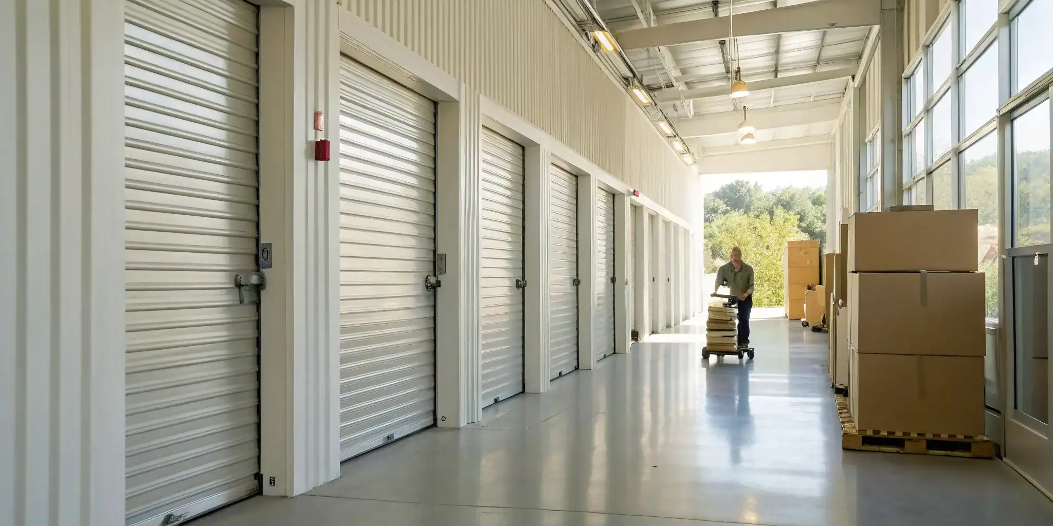 Secure Costa Mesa self storage units with easy ground-level access.