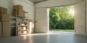 Clean, spacious self storage unit in Hollywood.