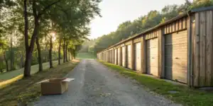 Drive-up self storage unit.