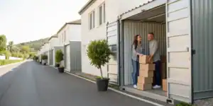 Northwest self storage unit with ground-level access.