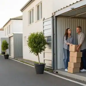 Northwest self storage unit with ground-level access.