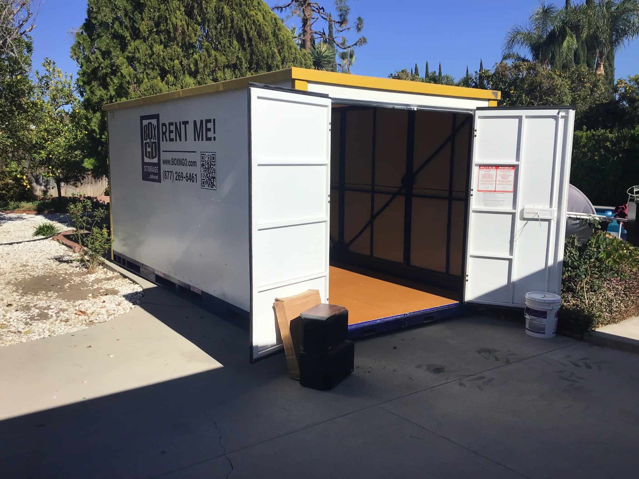 Storage Stevenson Ranch container delivered to home