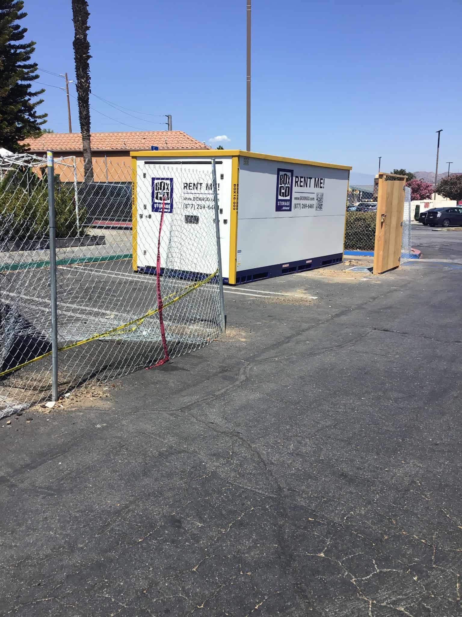 Storage Studio City container placed on-site for flexible packing