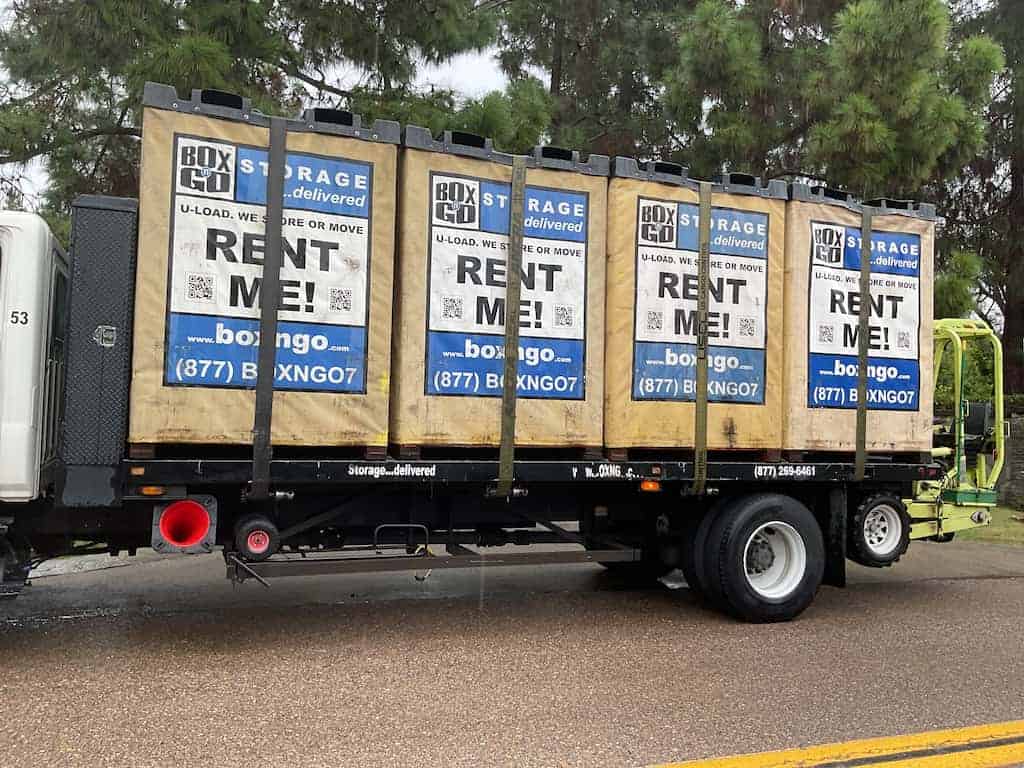 beach cities storage ground-level storage unit staged beside a home or apartment building