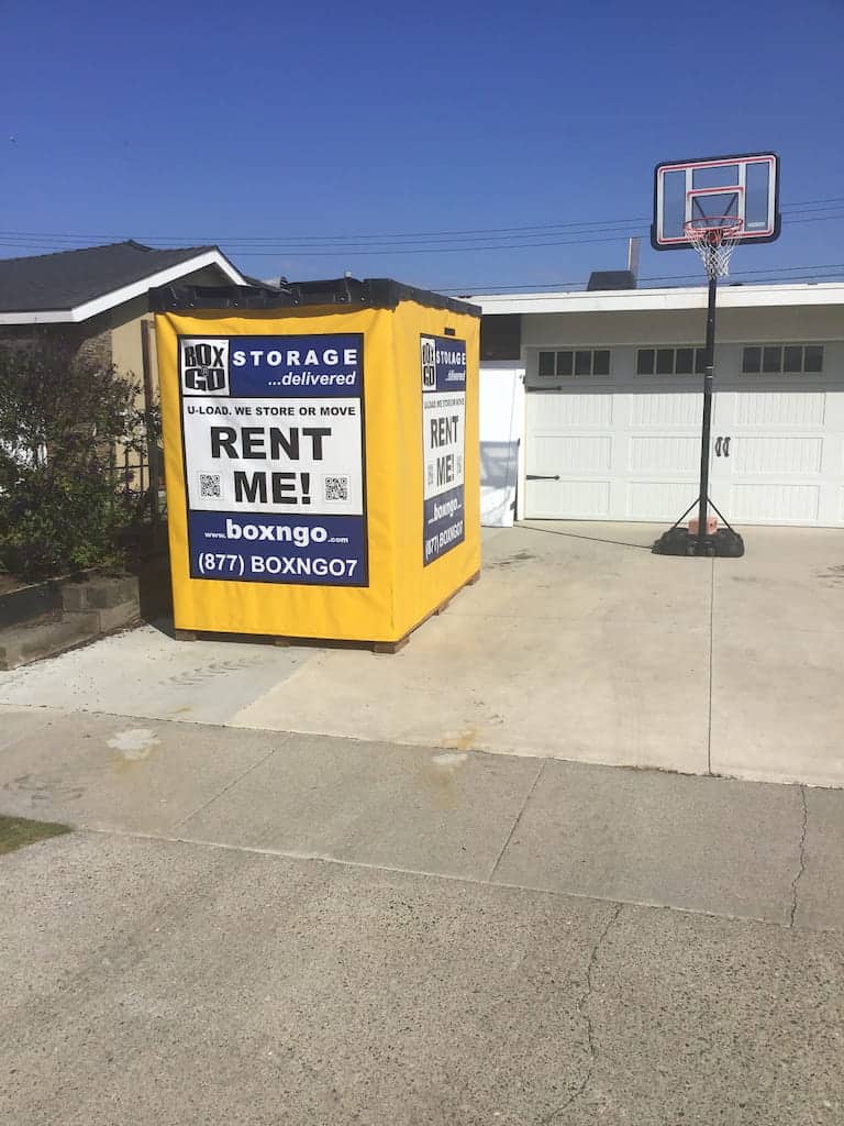 storage units in sunland ca portable storage container located in a residential or commercial setting