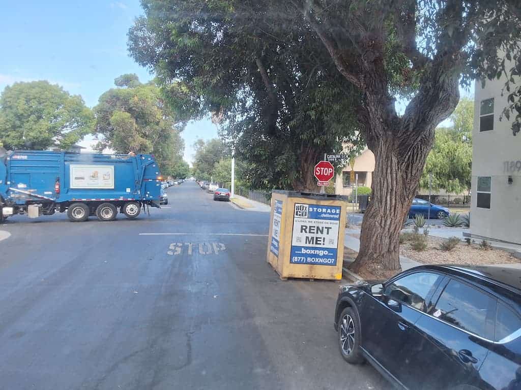 storage units brentwood ca portable storage container located in a residential or commercial setting