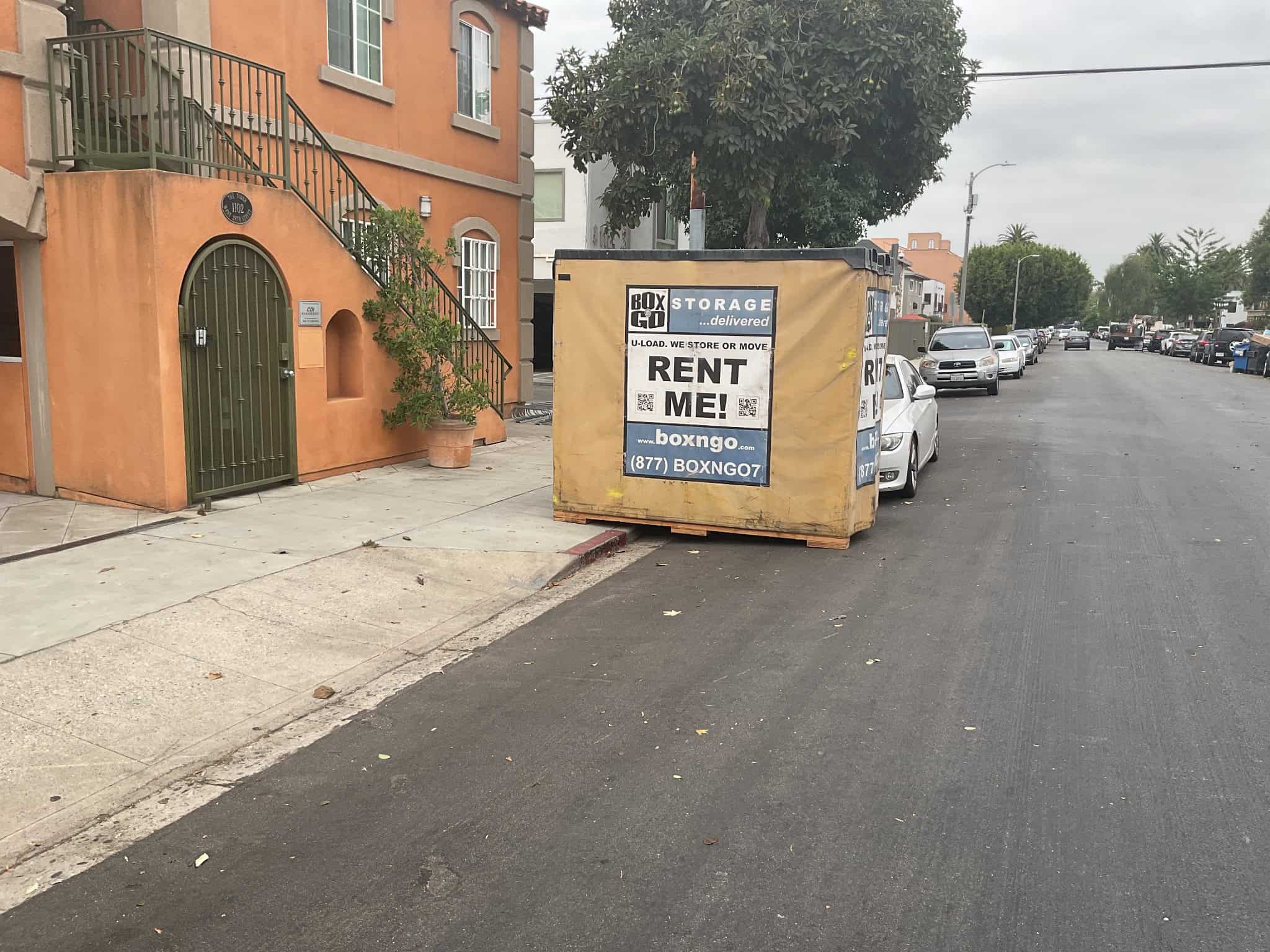 Portable storage units used for residential storage in San Fernando Valley