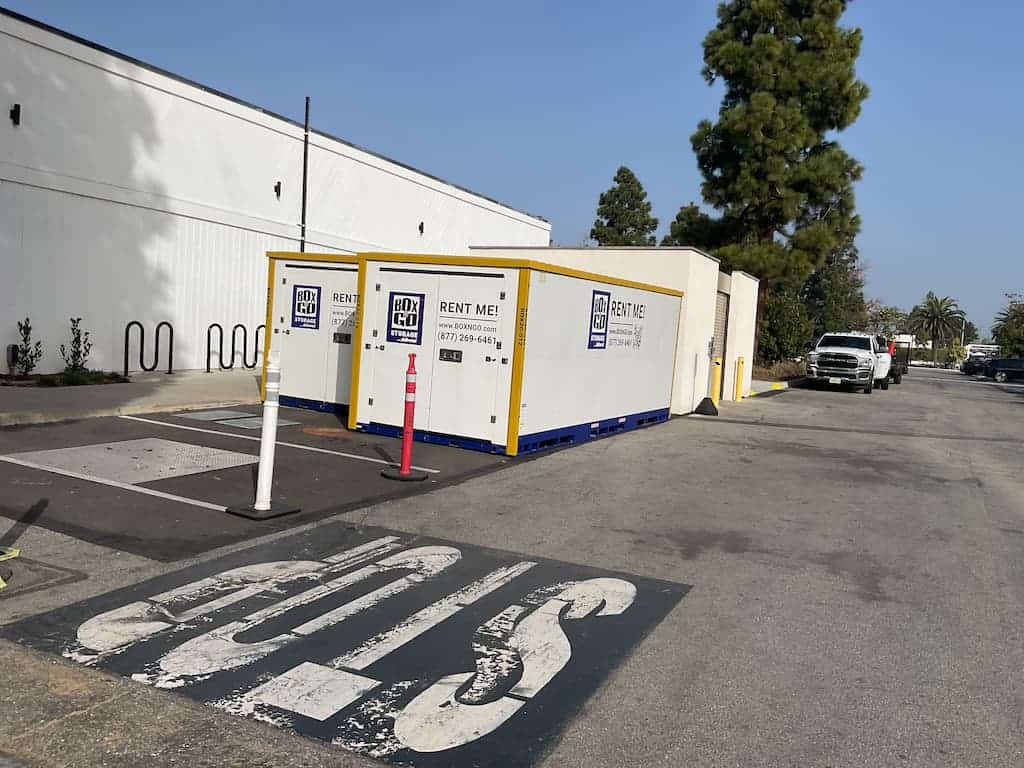 self storage hawaiian gardens ca storage container placed at street level for straightforward loading